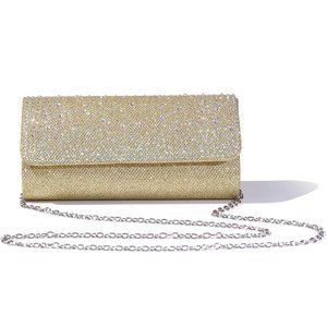 Crystal Rhinestone Women Clutch Bag evening handbag Glitter Envelope Purse